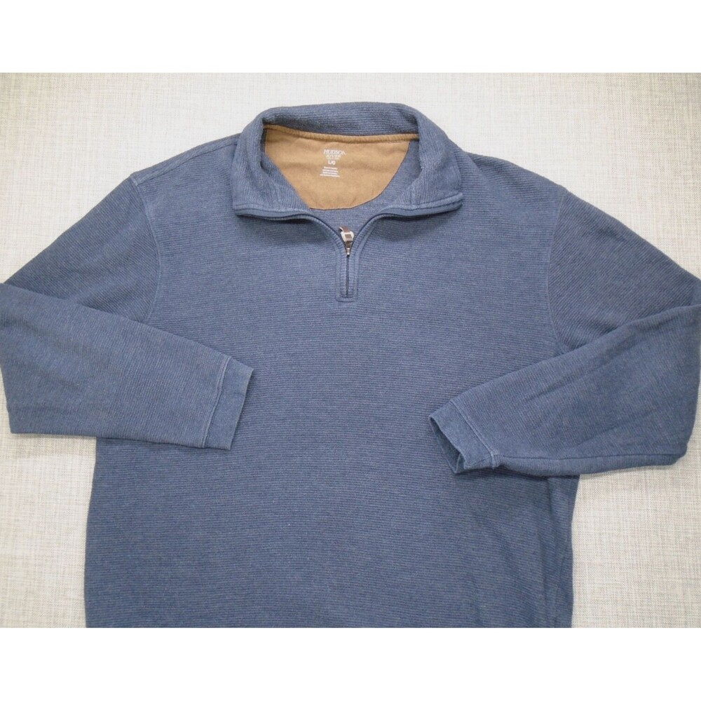 Hudson River Pullover Sweater Lightweight Size Large Blue Thin 40% Polyester